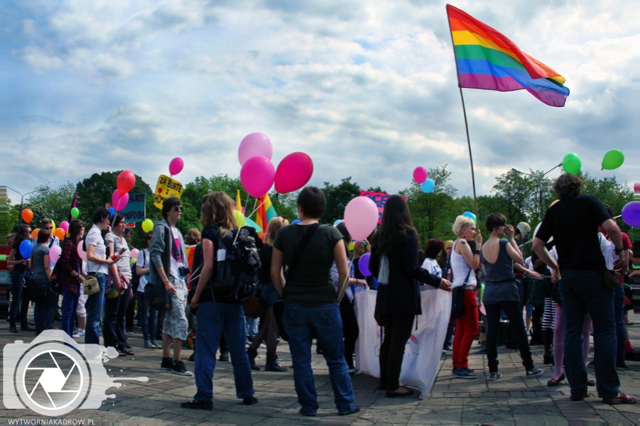 I łódzki Marsz Równości | Dwie Manify spotkały sie w centrum Łodzi
